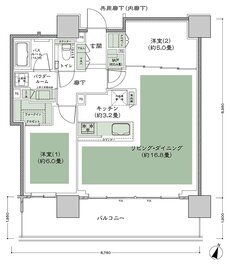 W CITY TOWERS 間取り WF-2 type