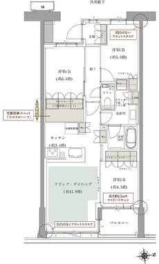 ルネグラン上石神井 間取り G1p TYPE