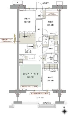 ルネグラン上石神井 間取り L2 TYPE