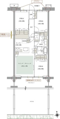 ルネグラン上石神井 間取り L2g TYPE