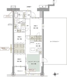 ルネグラン上石神井 間取り H2pr TYPE