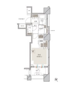 ルジェンテ白金高輪 間取り Cタイプ