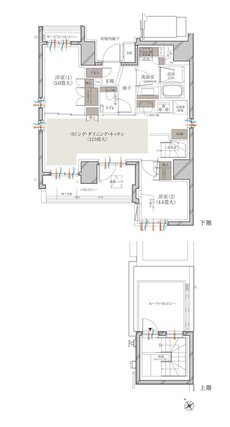 ルジェンテ白金高輪 間取り Jタイプ