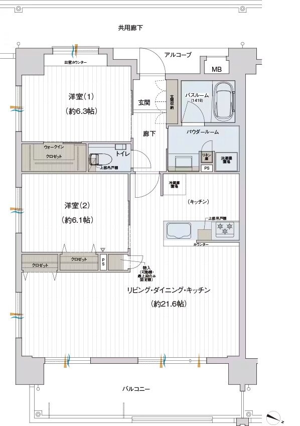プレサンス ロジェ 名護為又アミュージア 間取り Dタイプ MENU1