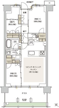 ファインシティ横濱鶴見 間取り It type