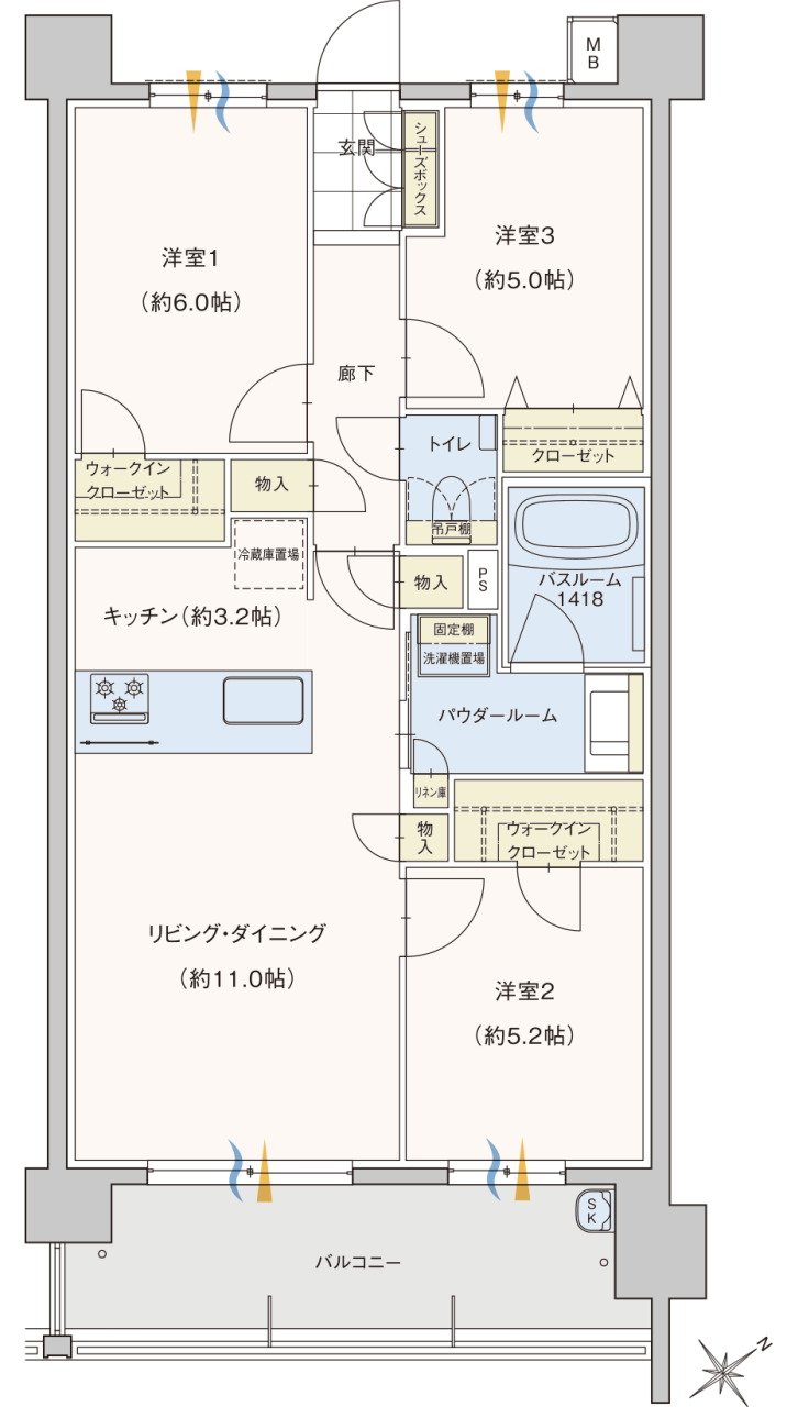 セレンシオ春日 THE NEXT 間取り G TYPE