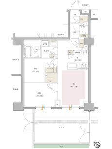イノバス新横浜 間取り Ctタイプ