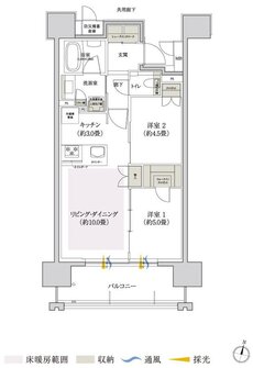 ローレルコート一社駅前 間取り Bタイプ