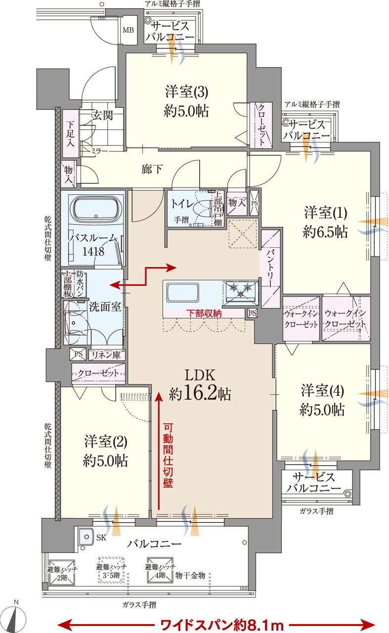ファーネスト博多南駅グレイス 間取り L type(基本プラン)