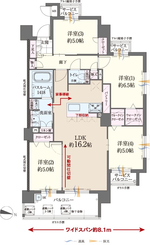ファーネスト博多南駅グレイス 間取り L type(基本プラン)