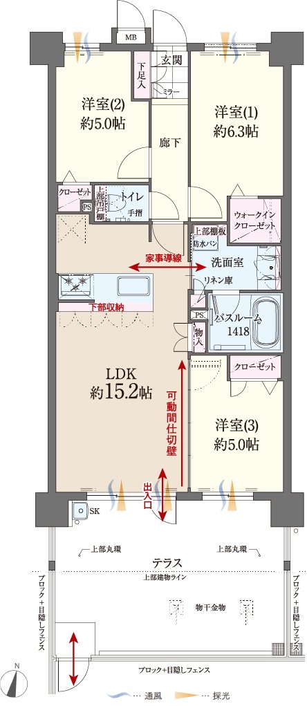 ファーネスト博多南駅グレイス 間取り B1 type（基本プラン）