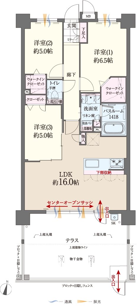 ファーネスト博多南駅グレイス 間取り C1 type（基本プラン）