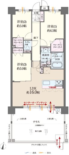 ファーネスト博多南駅グレイス 間取り C1 type（基本プラン）