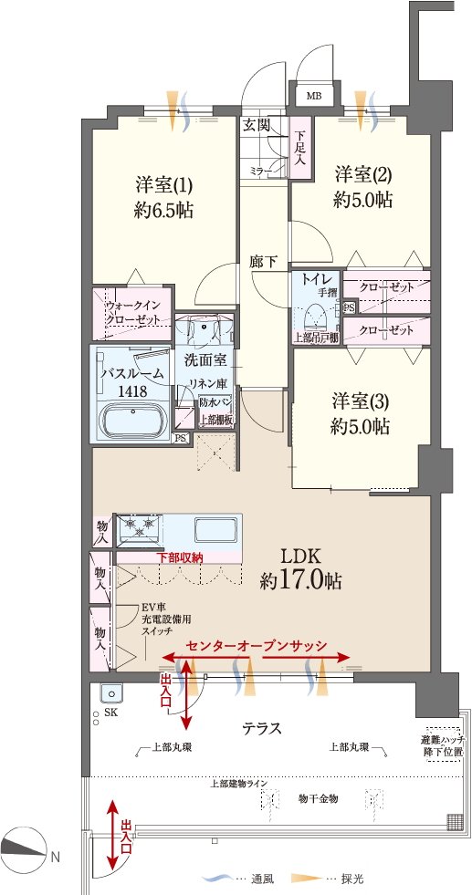 ファーネスト博多南駅グレイス 間取り K1 type（基本プラン）