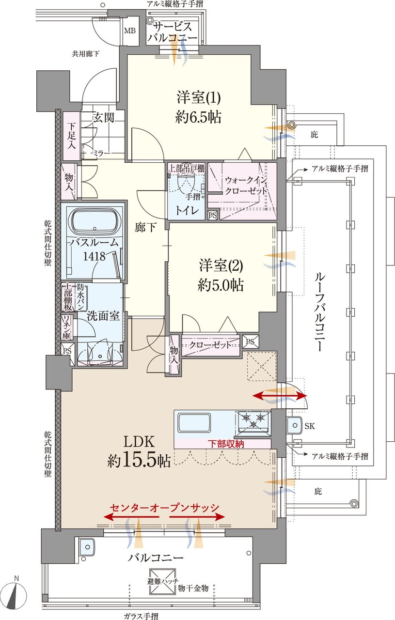 ファーネスト博多南駅グレイス 間取り M type(基本プラン)