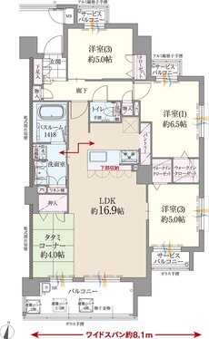 ファーネスト博多南駅グレイス 間取り L type（メニュー2）