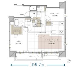 ピアース戸越公園レジデンス 間取り E type［MENU PLAN2］