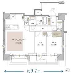 ピアース戸越公園レジデンス 間取り D type［MENU PLAN1］