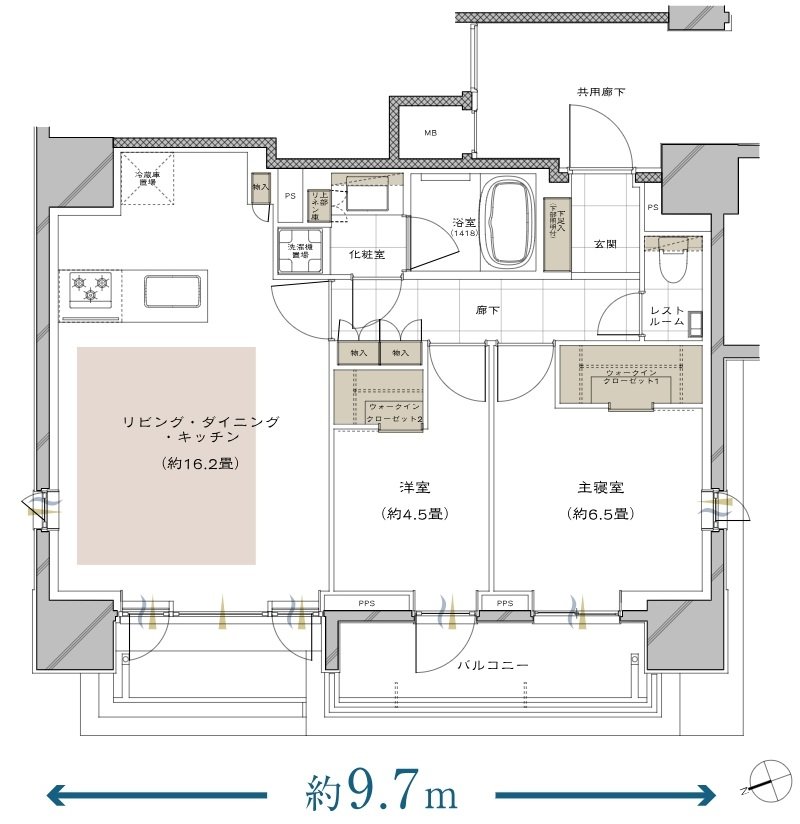 ピアース戸越公園レジデンス 間取り D type［MENU PLAN2］