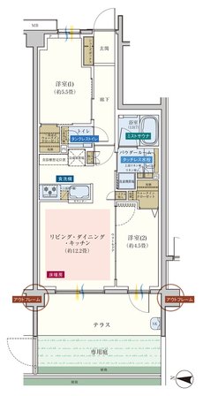 エクセレントシティ武蔵浦和II 間取り Eg type