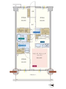 エクセレントシティ武蔵浦和II 間取り D type