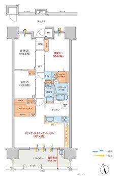 ヴェルディ・ステーションタワー天神川 間取り G type