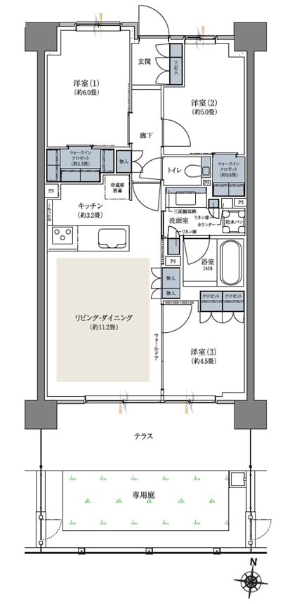 ビアレ北浦和 間取り Lg TYPE