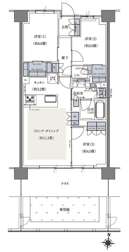 ビアレ北浦和 間取り Lg TYPE