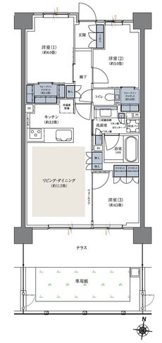 ビアレ北浦和 間取り Lg TYPE