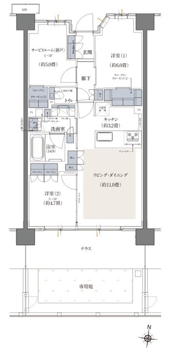 ビアレ北浦和 間取り Ig type