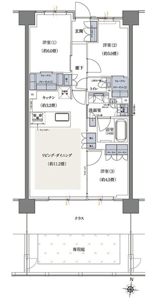 ビアレ北浦和 間取り Lg type