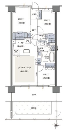 ビアレ北浦和 間取り Lg type