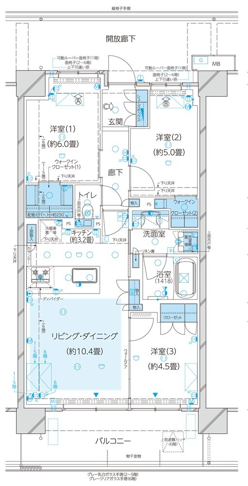 ビアレ北浦和 間取り D type