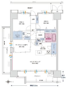 ポレスター吹上 間取り A type[MENUPLAN]