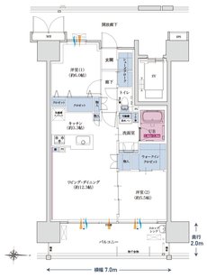 ポレスター吹上 間取り B type