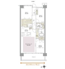 西千葉レジデンス アベニュー 間取り Es1 type