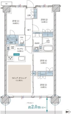 ブランズ大宮日進ビアレ 間取り M type