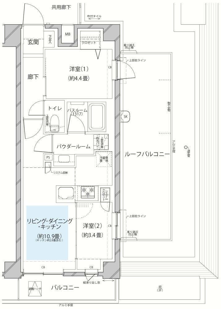 ヴェレーナ久が原 間取り K2r TYPE