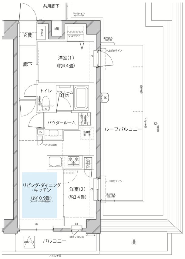 ヴェレーナ久が原 間取り K2r TYPE
