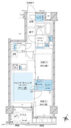 ヴェレーナ久が原 間取り Et TYPE