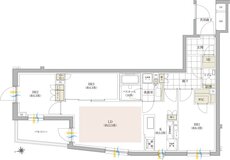 イノバス市谷仲之町 間取り B1タイプ