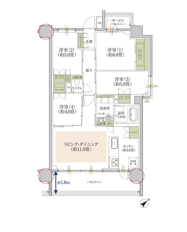 TOKYO WEST GERDEN PROJECT(東京ウエストガーデンPJ) 間取り K type