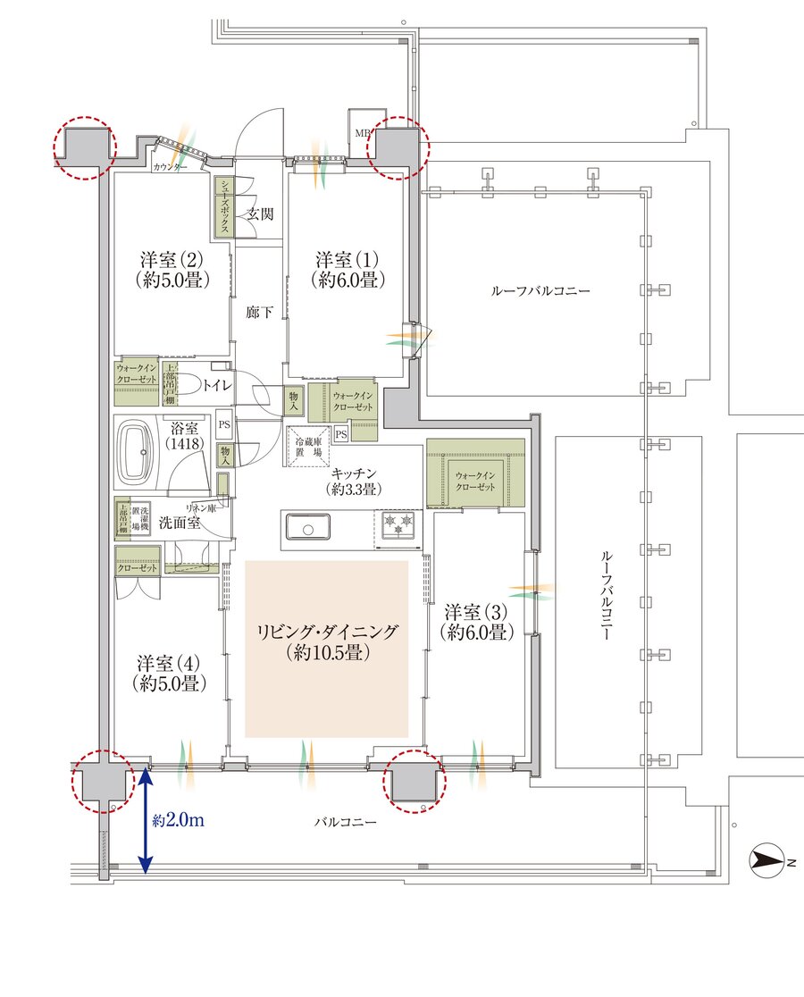 TOKYO WEST GERDEN PROJECT(東京ウエストガーデンPJ) 間取り R1r type