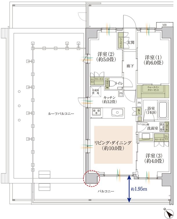 TOKYO WEST GARDEN PROJECT 間取り Cr type