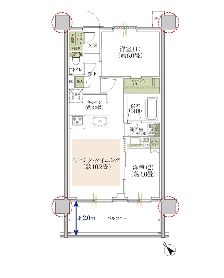 TOKYO WEST GARDEN PROJECT 間取り B type