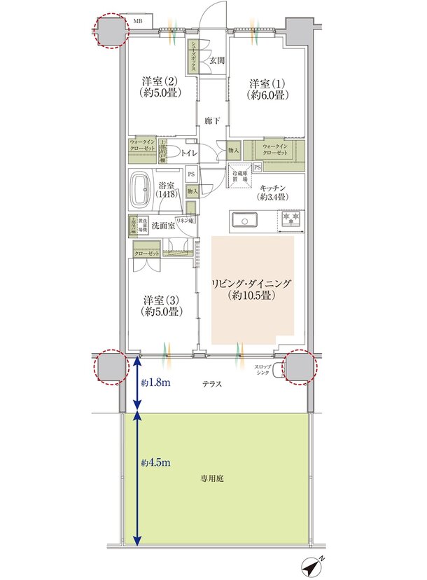 TOKYO WEST GERDEN PROJECT（東京ウエストガーデンPJ） 間取り Jg type