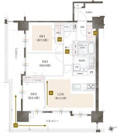 イノバス箱崎 間取り C1タイプ