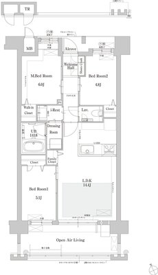 アーティックス若松駅ソルディア 間取り C-TYPE