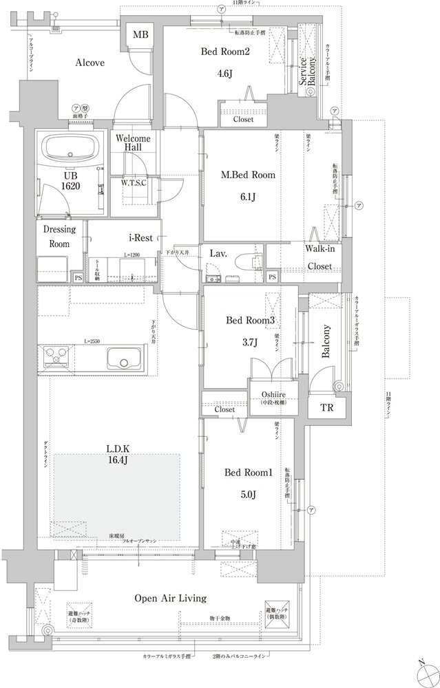 アーティックス若松駅ソルディア 間取り D-TYPE