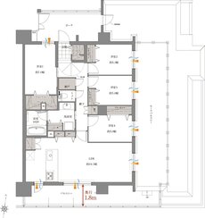 レクシア熊本 ザ・コア 間取り I1 type